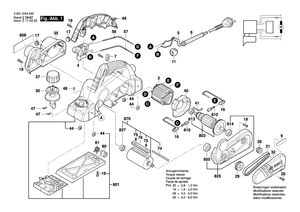 New Genuine Bosch 1600A00Y8Z Nameplate