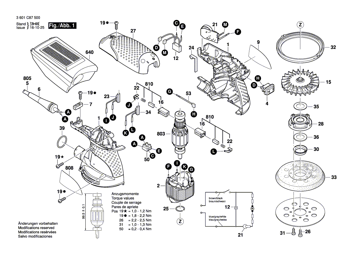 New Genuine Bosch 1600A00YA2 Nameplate