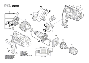 New Genuine Bosch 1600A00YB9 Type Label