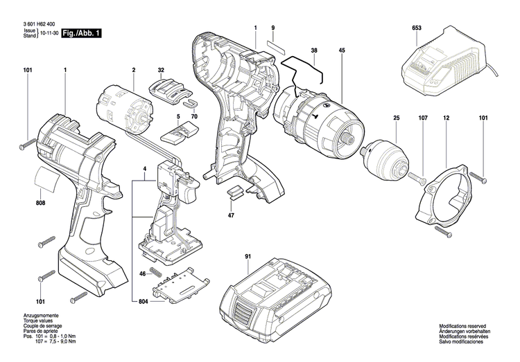 New Genuine Bosch 1600A00YH6 Nameplate
