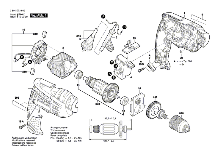 New Genuine Bosch 1600A00Z17 Nameplate