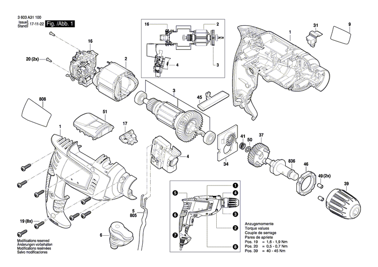 New Genuine Bosch 1600A00Z5U Turn Element