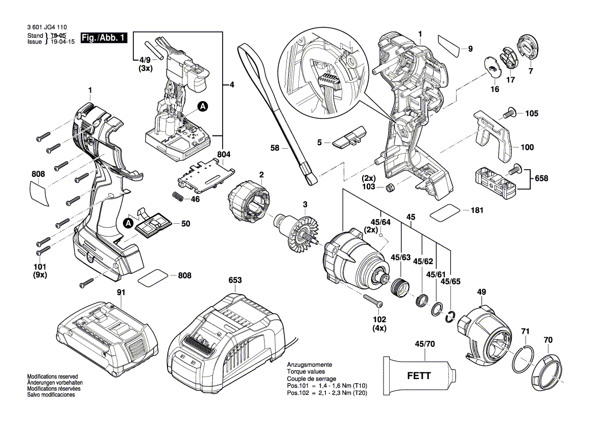 New Genuine Bosch 1600A00ZP4 Washer