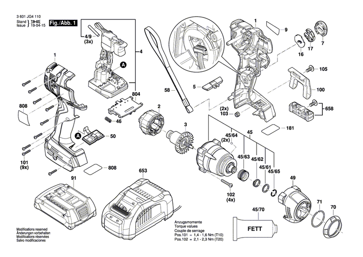 New Genuine Bosch 1600A00ZP4 Washer