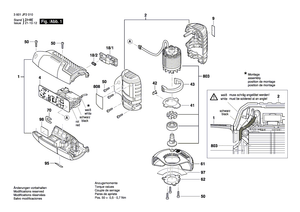 New Genuine Bosch 1600A00ZY1 Protective Cover