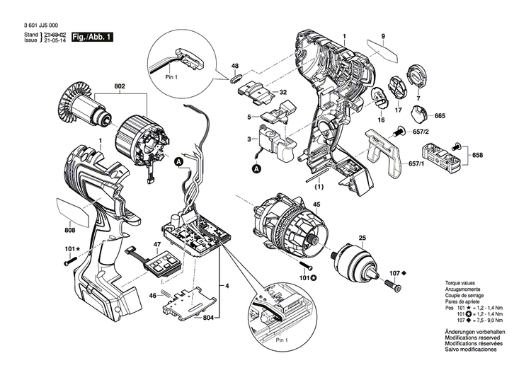 New Genuine Bosch 1600A01006 Gear Box