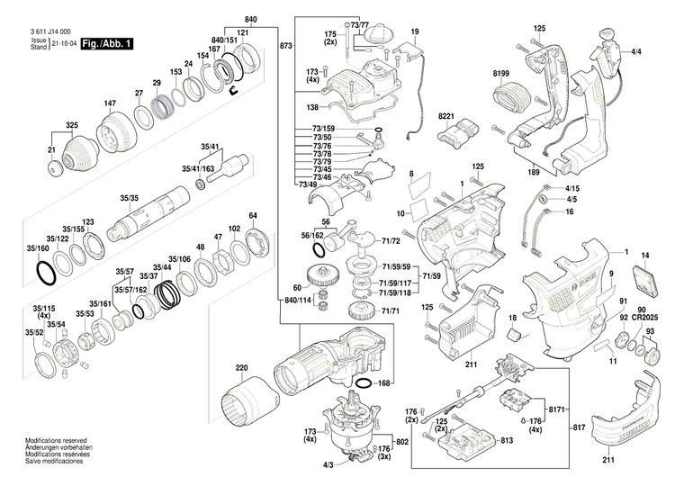New Genuine Bosch 1600A0100Y Bearing Pedestal
