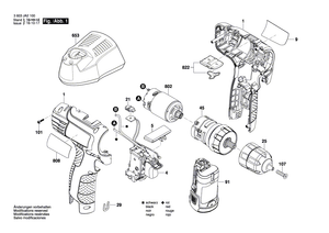New Genuine Bosch 1600A0103P Keyless Chuck