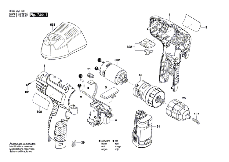 New Genuine Bosch 1600A0103P Keyless Chuck