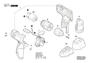 New Genuine Bosch 1600A0103S Keyless Chuck