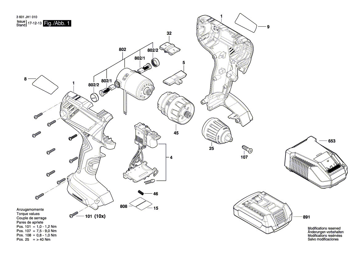 New Genuine Bosch 1600A011AY Warning Label