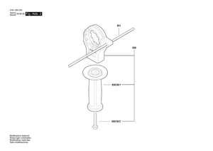 New Genuine Bosch 1600A011KX Adjusting Slide
