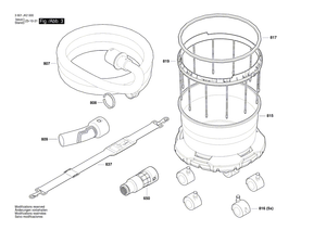 New Genuine Bosch 1600A011RM Clamping Ring