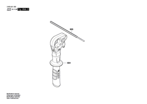 New Genuine Bosch 1600A01214 Spindle
