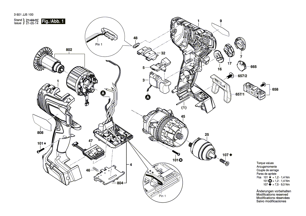 New Genuine Bosch 1600A0126S Gear Box