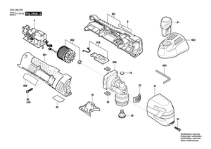 New Genuine Bosch 1600A012EK Type Label