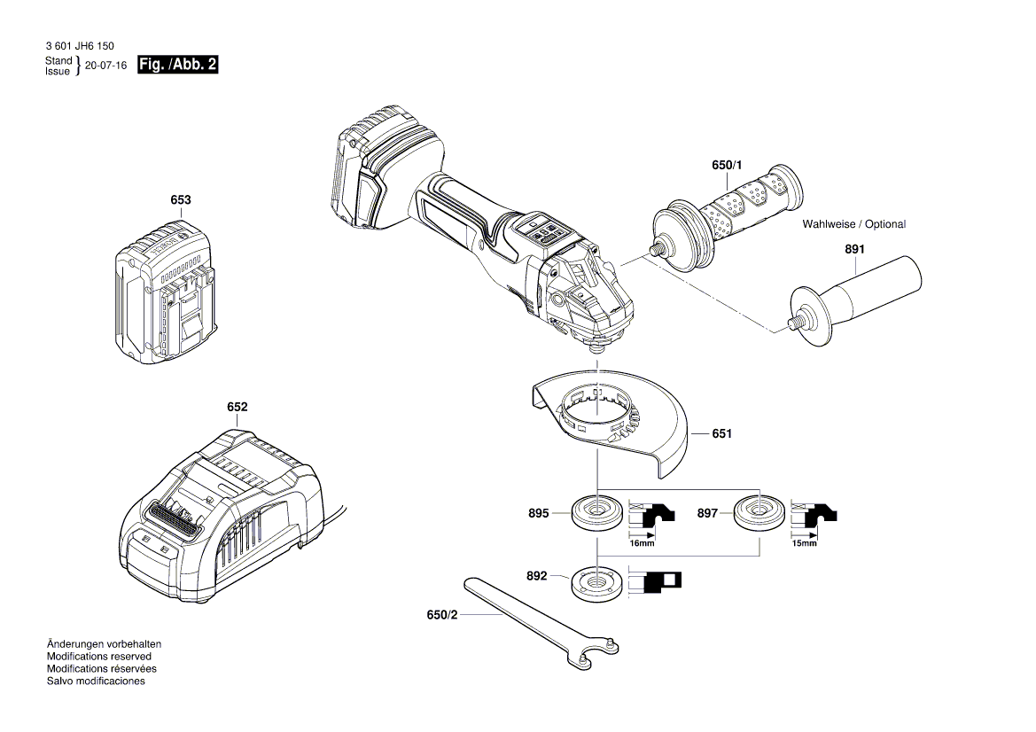 New Genuine Bosch 1600A012JH Protective Cover