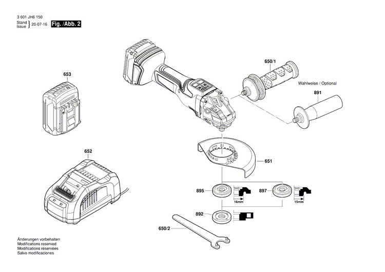 New Genuine Bosch 1600A012JH Protective Cover