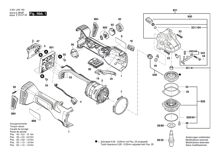 New Genuine Bosch 1600A012JH Protective Cover
