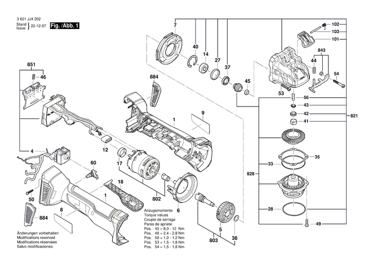 New Genuine Bosch 1600A012V7 Retaining Washer
