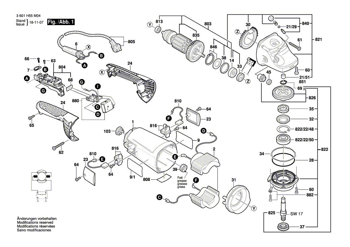 New Genuine Bosch 1600A012VS Bevel Gear Set