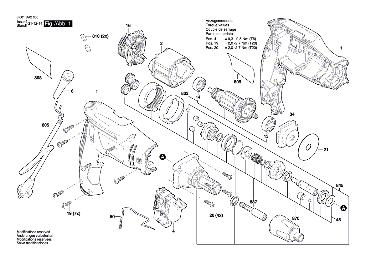 New Genuine Bosch 1600A0137V Gear Unit