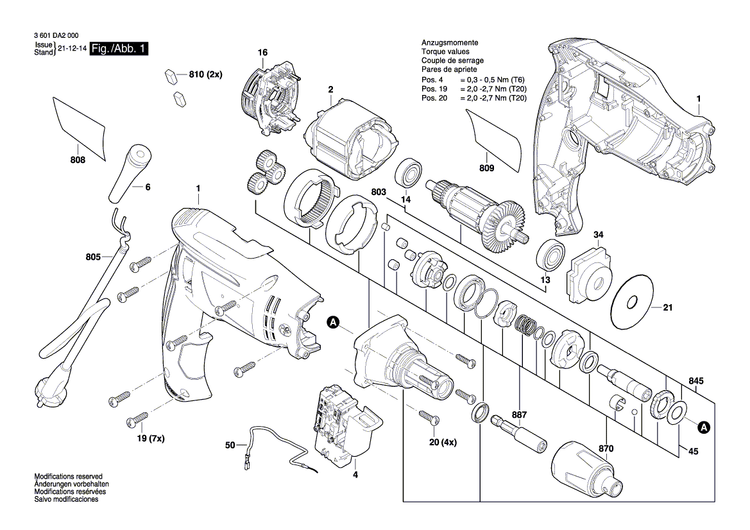 New Genuine Bosch 1600A0137V Gear Unit