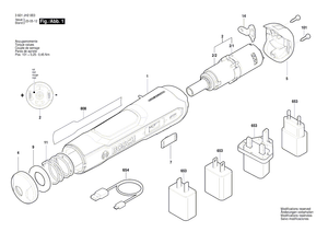 New Genuine Bosch 1600A013A0 Charger