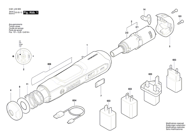 New Genuine Bosch 1600A013A0 Charger