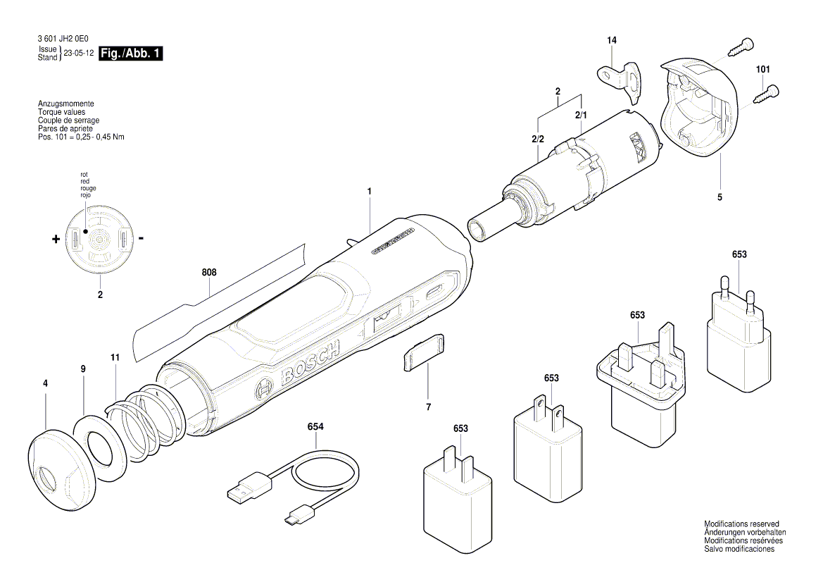 New Genuine Bosch 1600A013A2 Charger