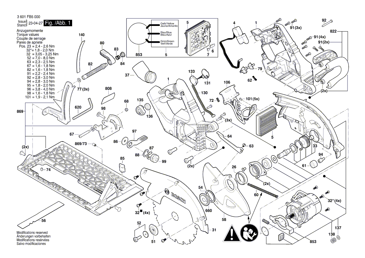 New Genuine Bosch 1600A0140K Screw