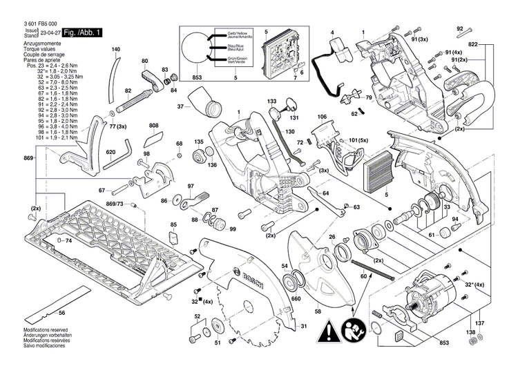 New Genuine Bosch 1600A0140K Screw