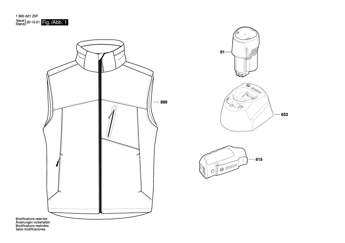 New Genuine Bosch 1600A01434 Battery Holder