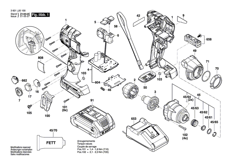 New Genuine Bosch 1600A0144C Housing