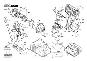 New Genuine Bosch 1600A014AW Warning Label