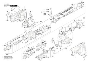 New Genuine Bosch 1600A014E1 Toothed Shaft