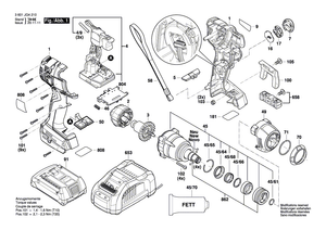 New Genuine Bosch 1600A014J4 Warning Label