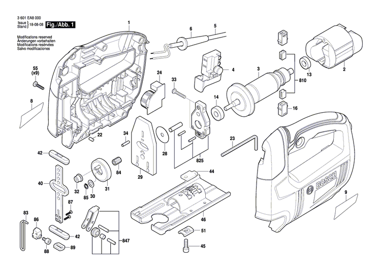 New Genuine Bosch 1600A014KM Bracket