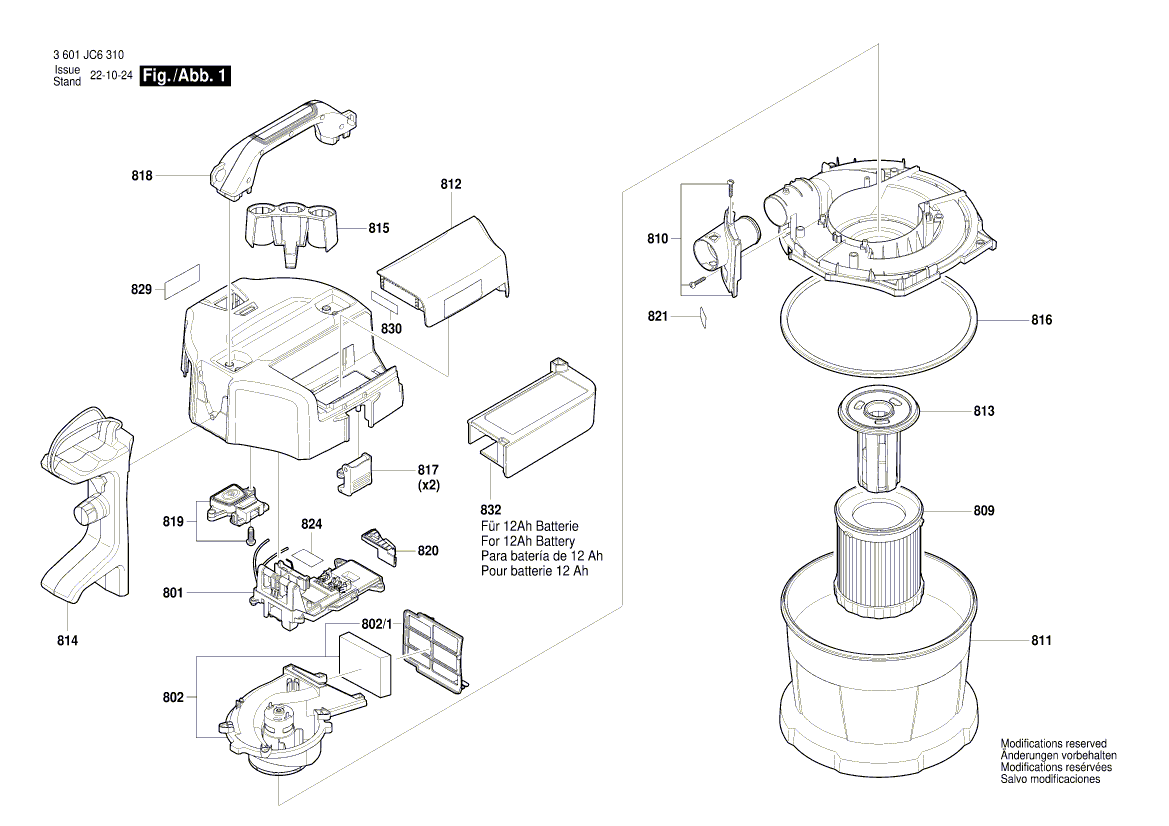 New Genuine Bosch 1600A014MR Socket