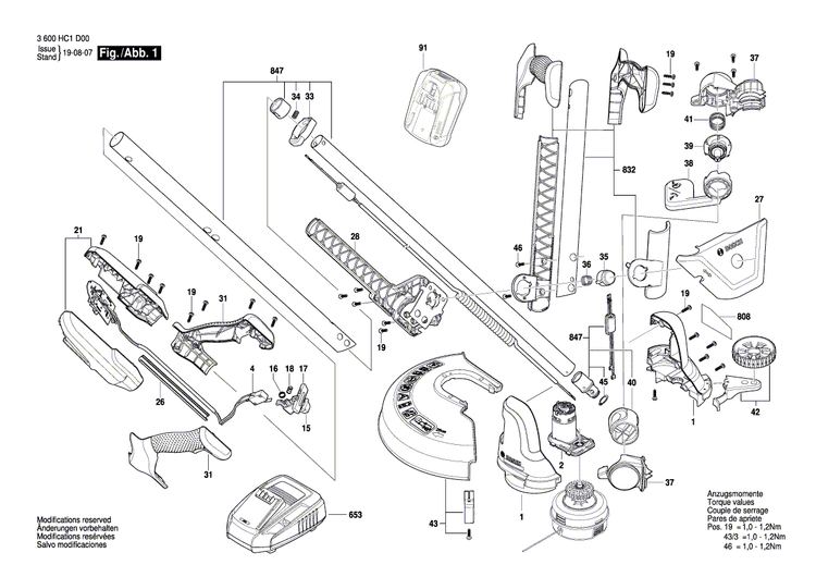New Genuine Bosch 1600A01555 Guide Tube
