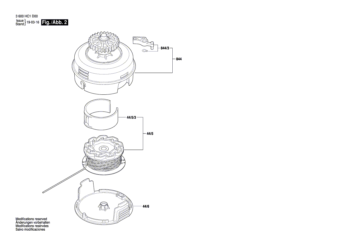 New Genuine Bosch 1600A0155H Hub