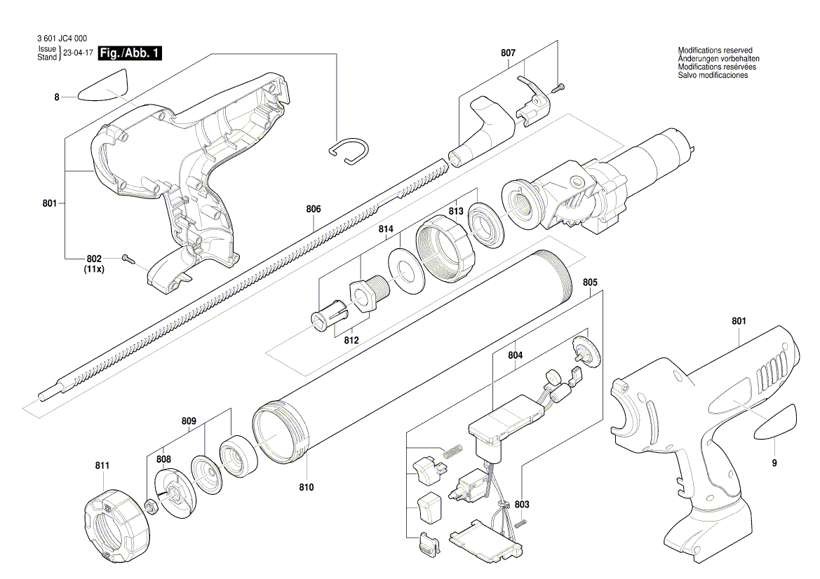 New Genuine Bosch 1600A0155U Rack