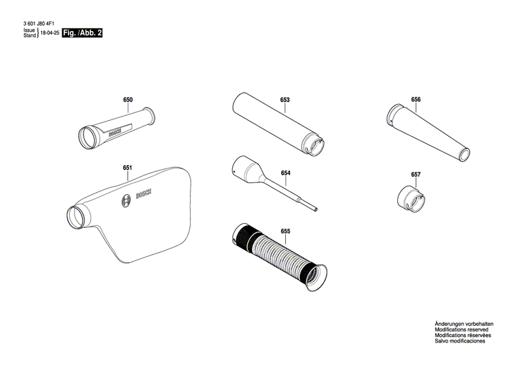 New Genuine Bosch 1600A01595 Adapter