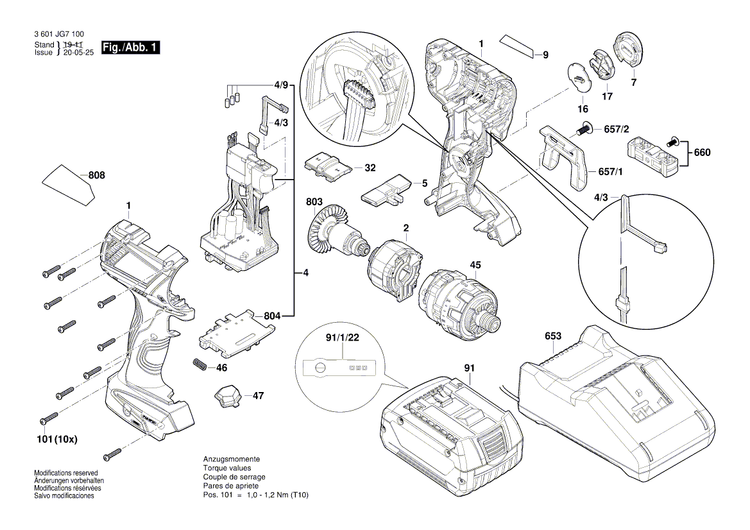 New Genuine Bosch 1600A015WX Type Label