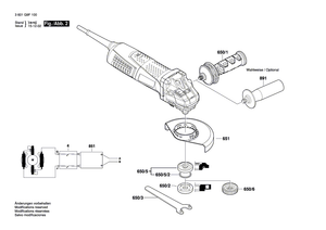 New Genuine Bosch 1600A016PU Fast Locking Flange