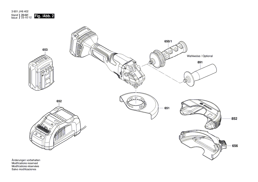 New Genuine Bosch 1600A016PX Switch Slide