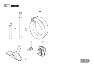 New Genuine Bosch 1600A0177N Warning Label