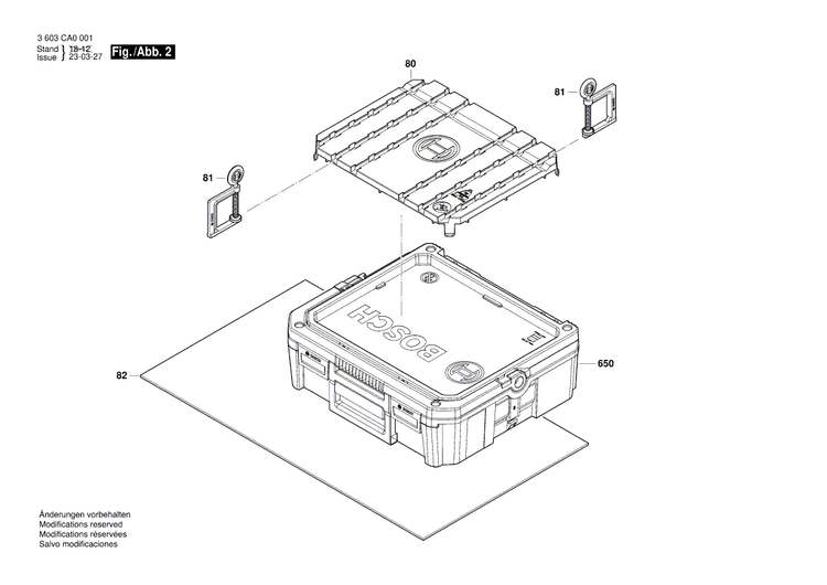 New Genuine Bosch 1600A017EB Clamp