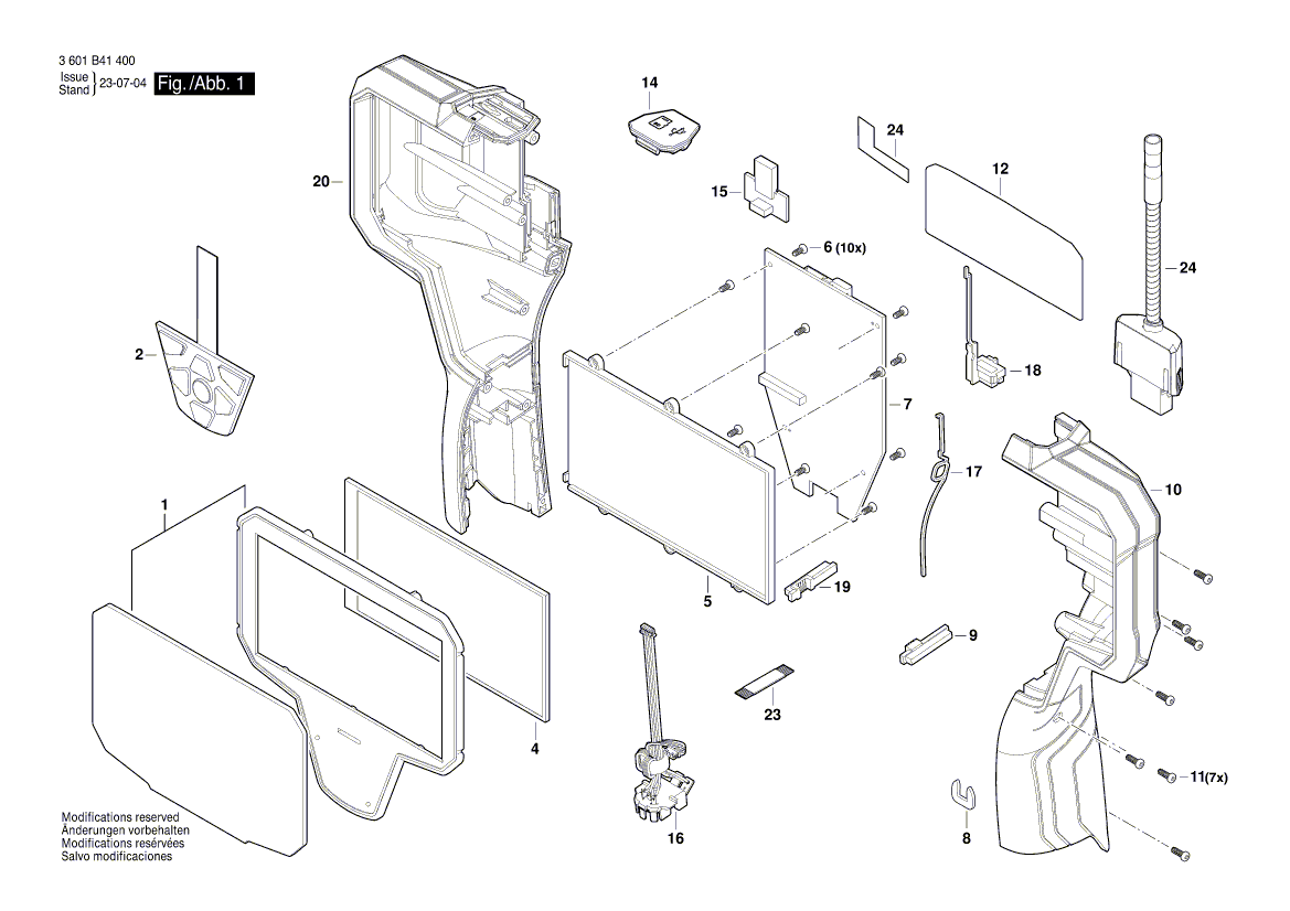 New Genuine Bosch 1600A017HF Holder