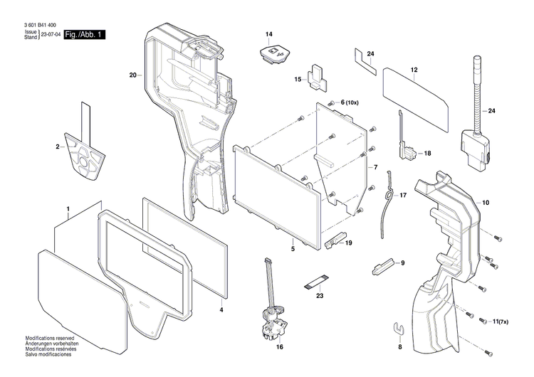 New Genuine Bosch 1600A017HF Holder